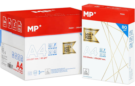 CAJA 2500 FOLIOS - MP PREMIUM - 5 PACK DE 500 - A4  80 GR